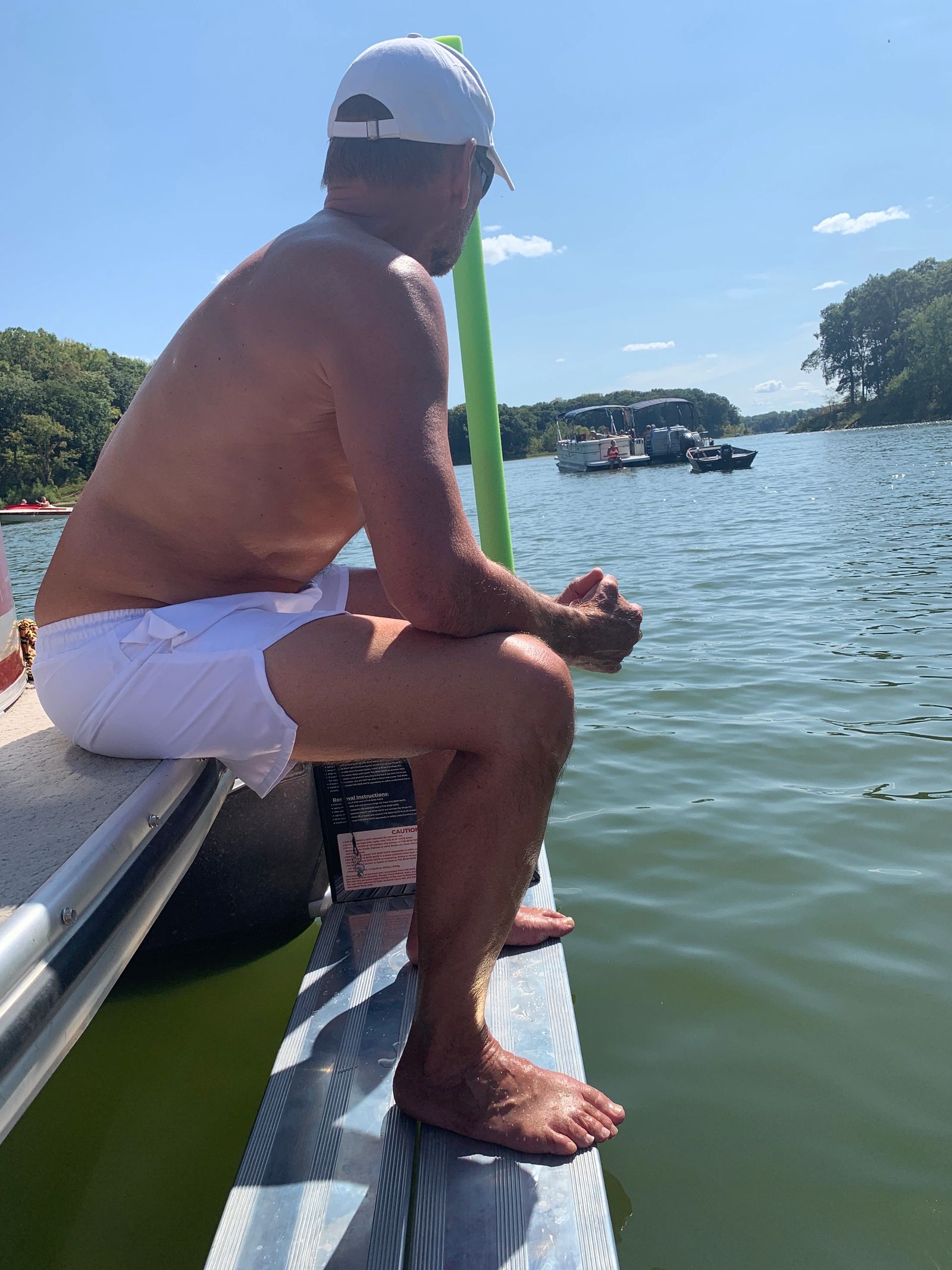 Hot day, cold water - The Bow Mate keeps you cool